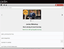 Tablet Screenshot of jardex.dk